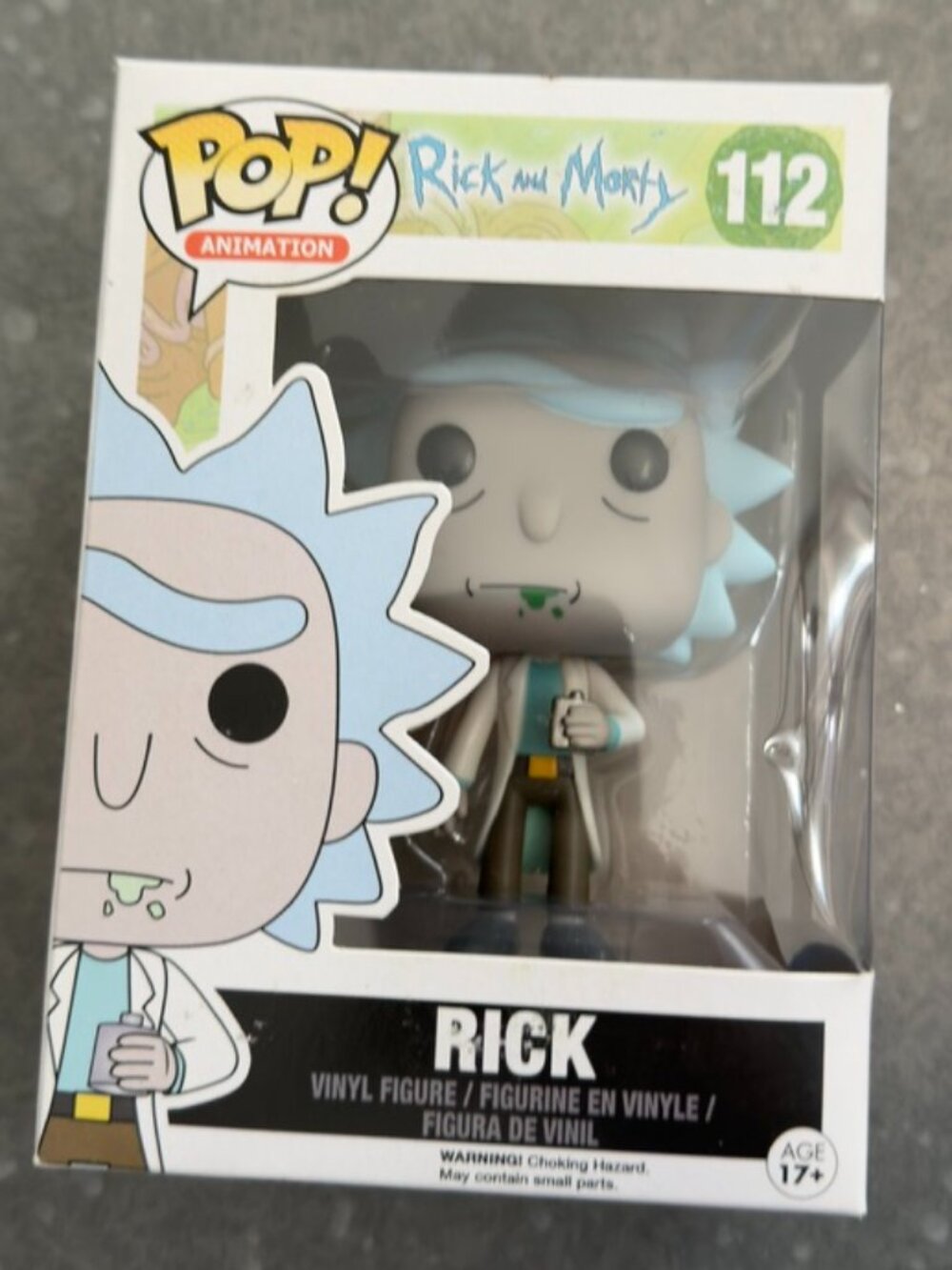 Funko POP! Animation Rick Sanchez #112 – Rick and Morty Vinyl Figure (In Box)